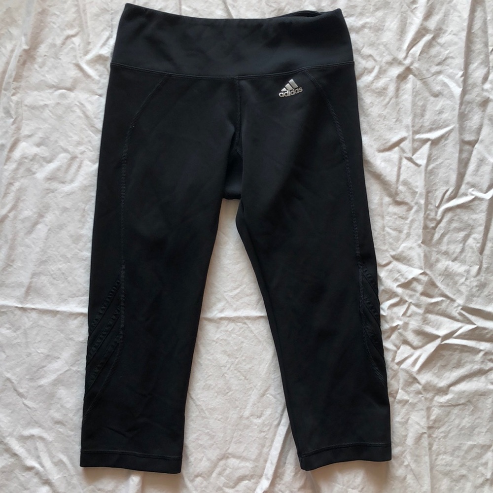 Adidas Black Cropped Leggings
